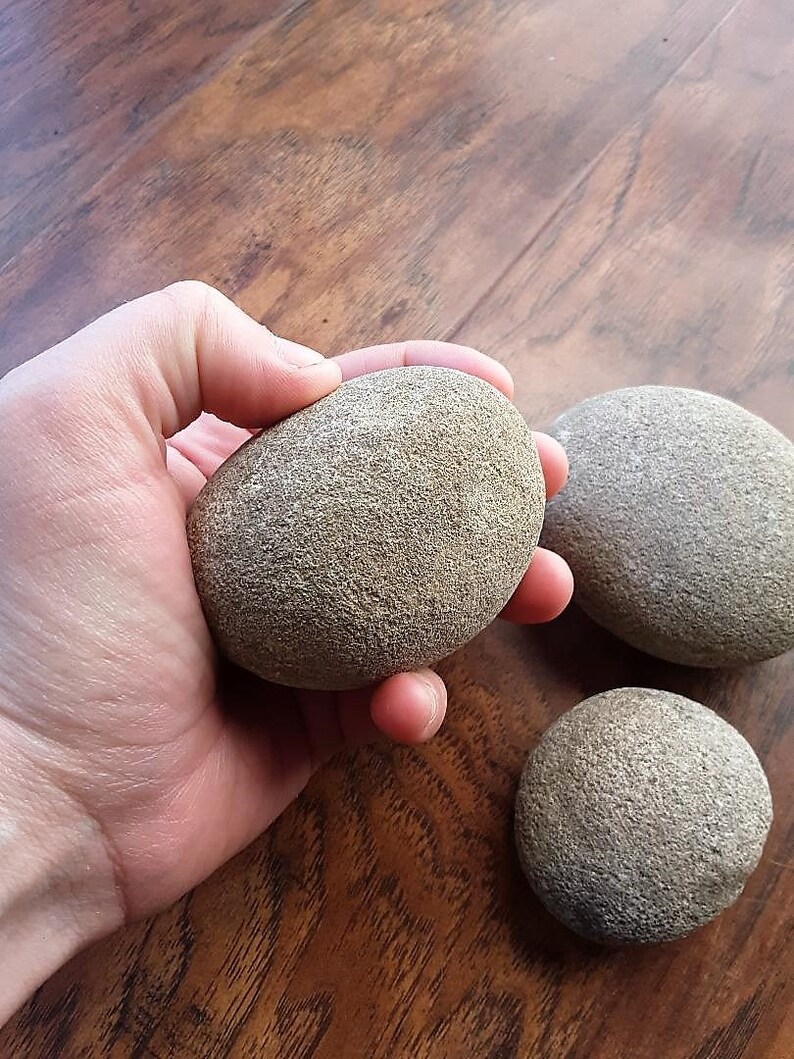 Hammerstone Flint Knapping 3 Stones Abo Primitive Tools Etsy