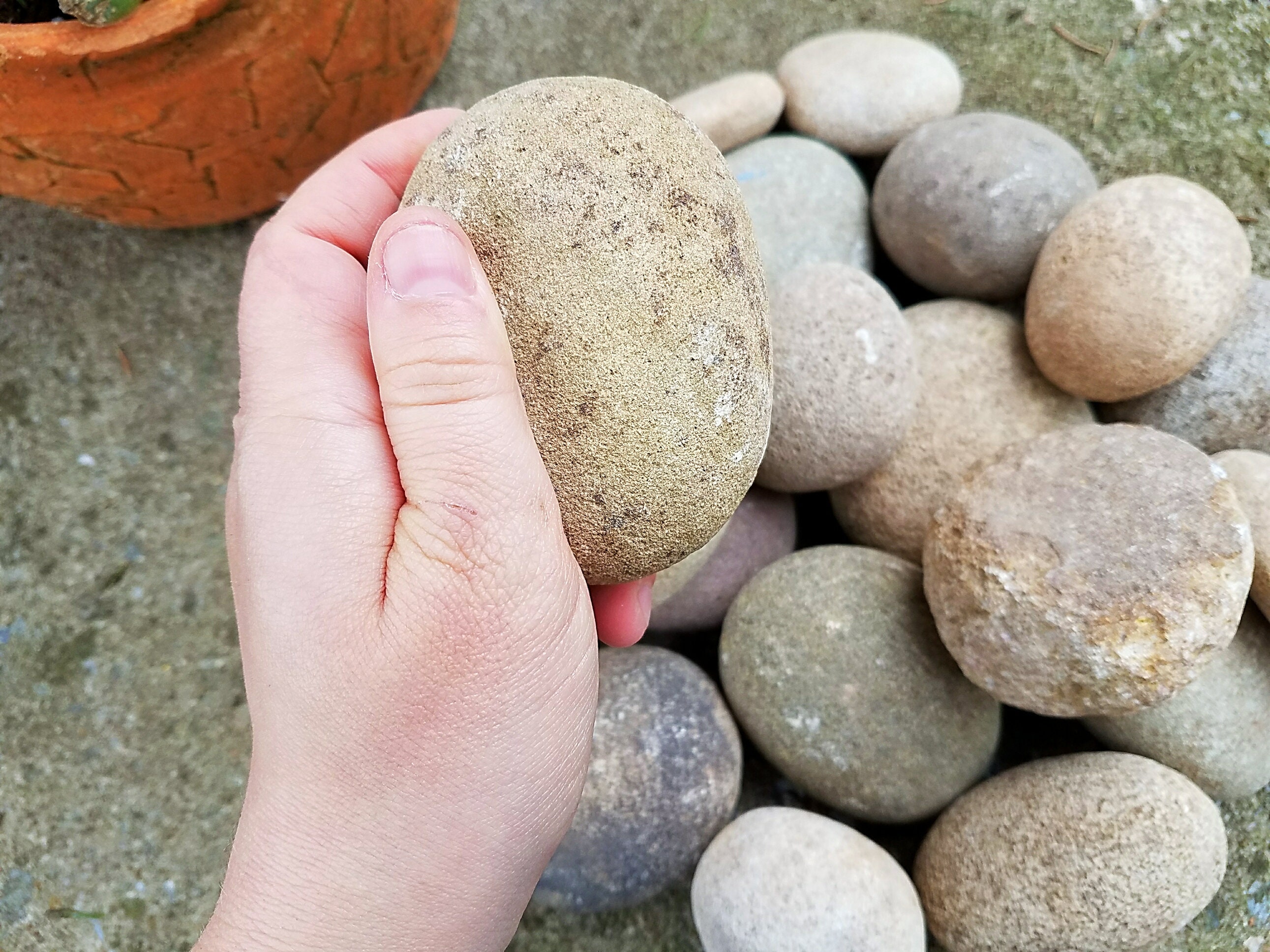 Hammerstone Flint Knapping 3 Stones Abo Primitive Tools Etsy