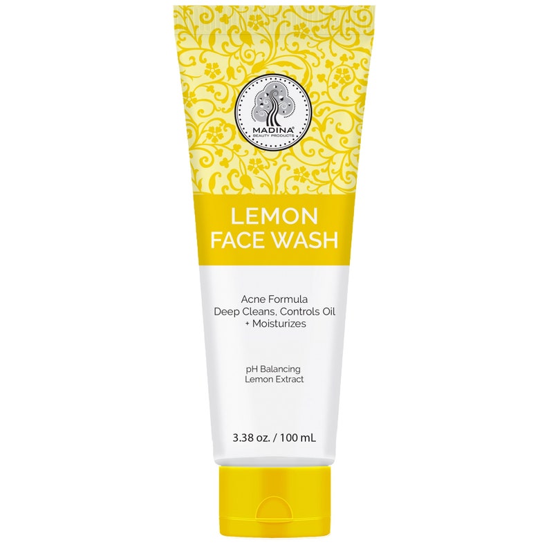 FACE WASH LEMON Extract Madina 3.38oz./ 100ml Acne Formula Etsy