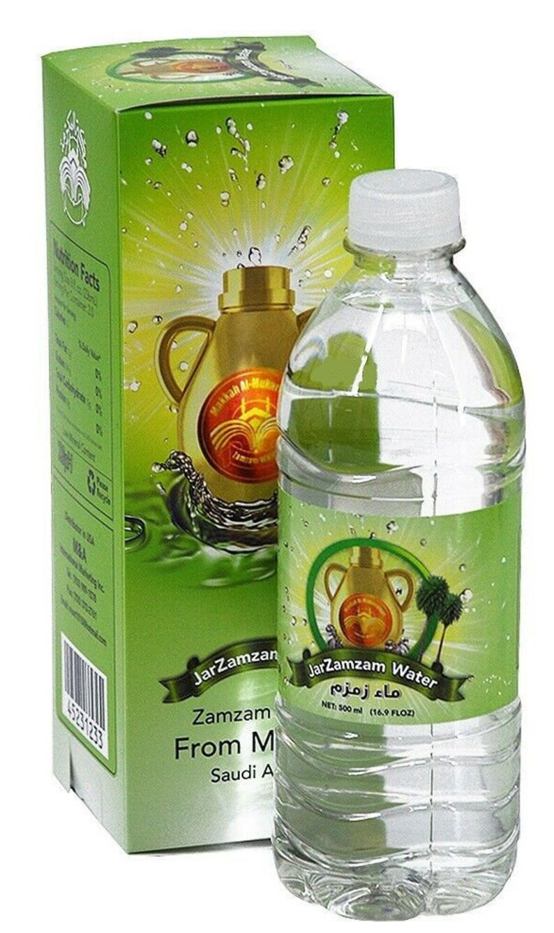 6 PK Jar Zamzam Water From Makkah Saudi Arabia 16.9 Oz / 500 Etsy
