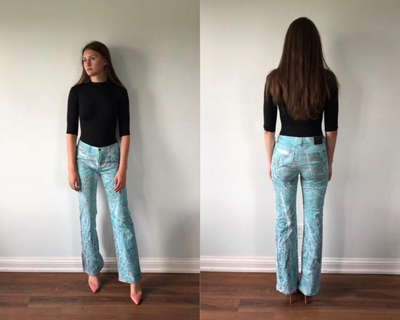Versace Jeans Couture, Vintage Versace, Turquoise,