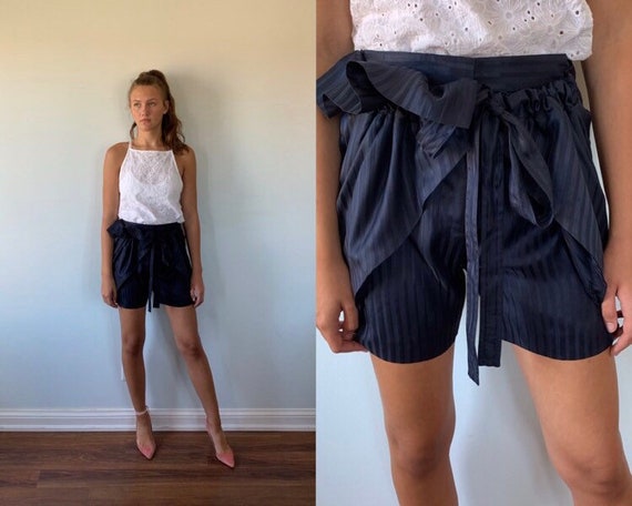 Vintage Blue Shorts, Stella Mccartney, Vintage Sho