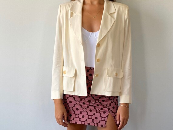 Sonia Rykiel blazer, White blazer, Sonia Rykiel ja