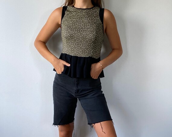 1990s Kenzo Paris Cropped Tank Top
