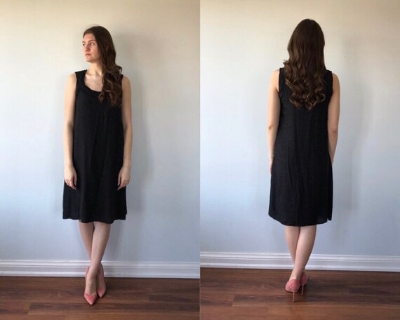 Vintage Black Dress, Nina Ricci, Black Evening Dre