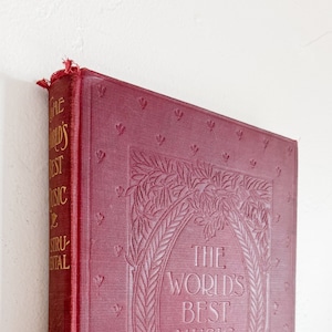 Antique World&#39;s Best Music Book Volume 3 – Piano Sheet Music, Instrumental Music, Philharmonic