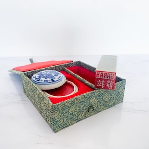 Vintage &quot;Sarah&quot; Chinese Stamp Kit – Name Stamp, Gift for Sarah, Sarah Seal