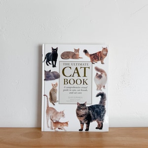 Vintage Hardback Cat Book – The Ultimate Cat Book, Gift for Cat Lover