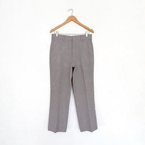 Vintage Women&#39;s Houndstooth Slacks Size 14 – Vintage Dress Pants, Handmade Slacks