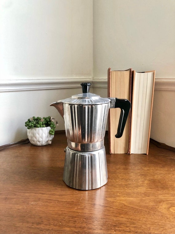 Vintage Metal Italian Espresso Maker Superspresso Coffee Etsy