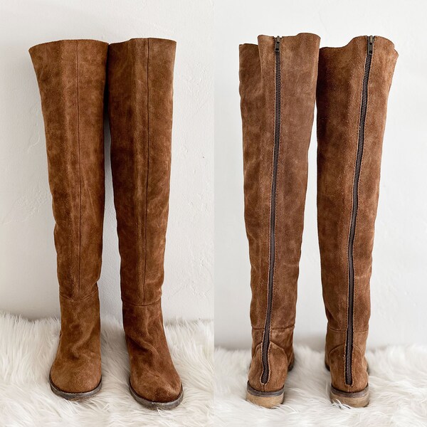 Over the Knee Boots Etsy