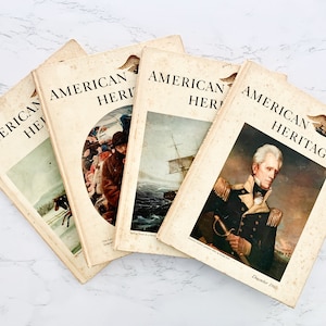 Vintage American Heritage Books Set – Historical Books, Americana, Decorative Books