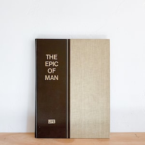 1961 The Epic of Man Book – Natural History Book, 1960s Book, Time Life Book, Coffee Table Book