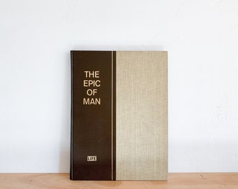 1961 The Epic of Man Book – Natural History Book, 1960s Book, Time Life Book, Coffee Table Book