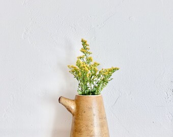 ヴィンテージスタジオ陶器ピッチャー花瓶 - 手作り陶器容器、ストーン