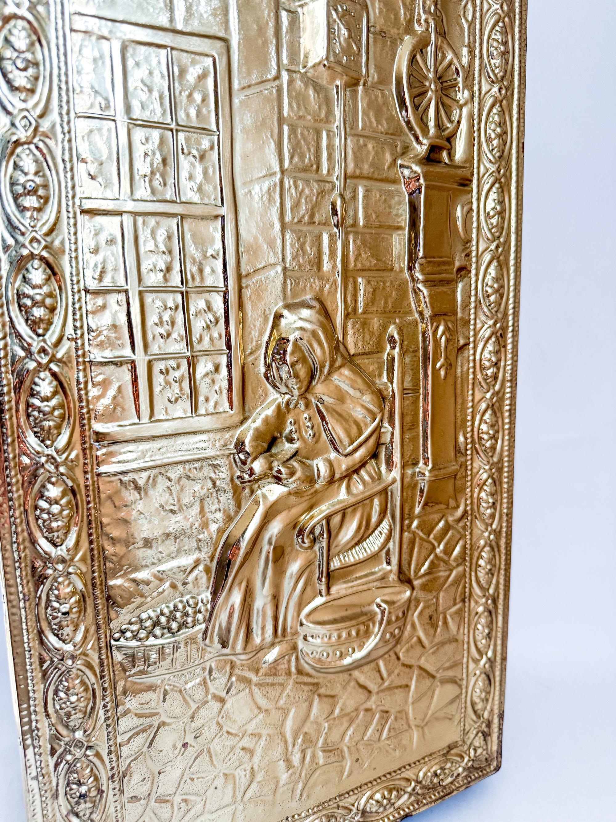 ヴィンテージ真鍮製傘立て | ミッドセンチュリー傘立て、大型真鍮容器