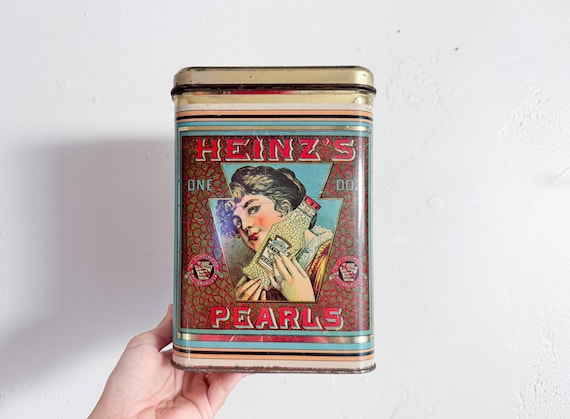 Vintage 1960s Heinz Pearls Tin - Etsy