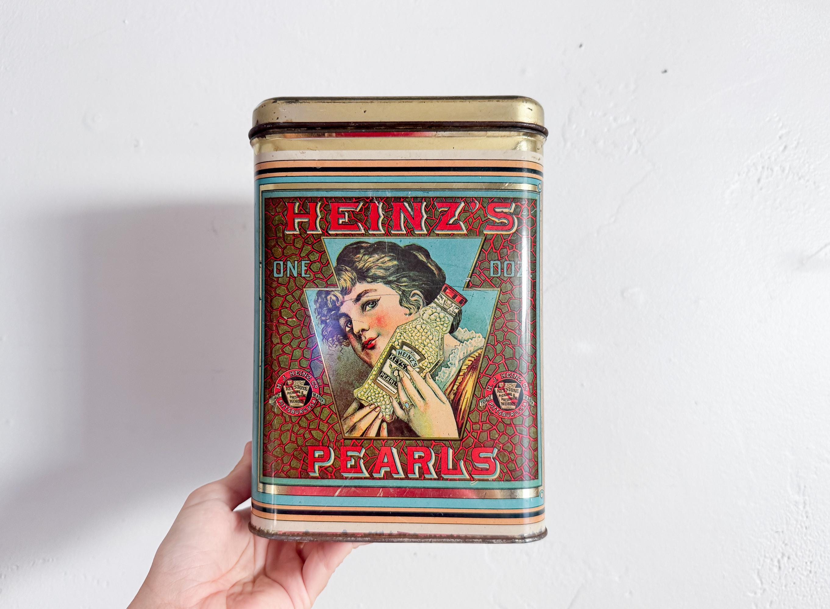 Vintage 1960s Heinz Pearls Tin - Etsy