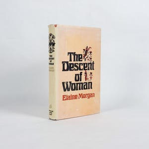 1970s The Descent of Woman Book | Human Evolution Book, Vintage Scientific Book