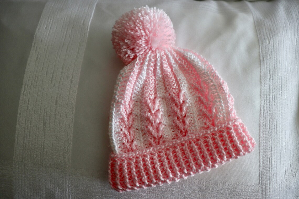 Handmade Crocheted Baby Sweater & Hat Set Etsy