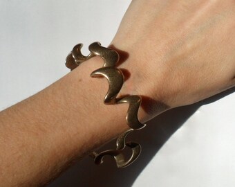 Doodle Bracelet in Bronze Steel