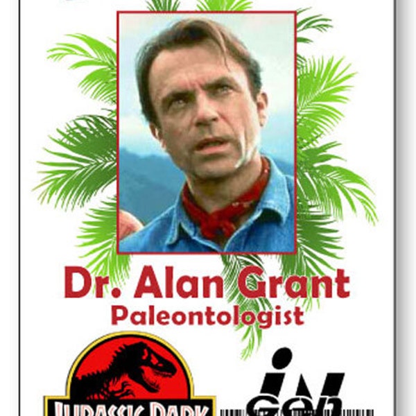 Dr Alan Grant Jurassic Park - Etsy