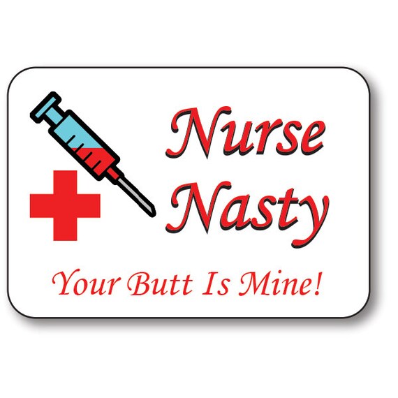 NURSE NASTY Funny Name Badge Halloween Costume Prop Safety Pin - Etsy Australia NURSE NASTY Funny Name Badge Halloween Costume Prop Safety Pin - Etsy Australia