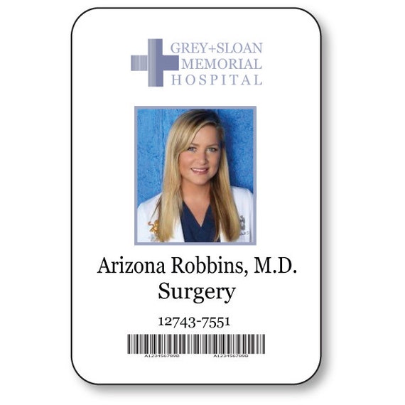 Grey s Anatomy CALLIE TORRES Grey Sloan Memorial Hospital ID Badge grey-s-anatomy-callie-torres-grey-sloan-memorial-hospital-id-badge