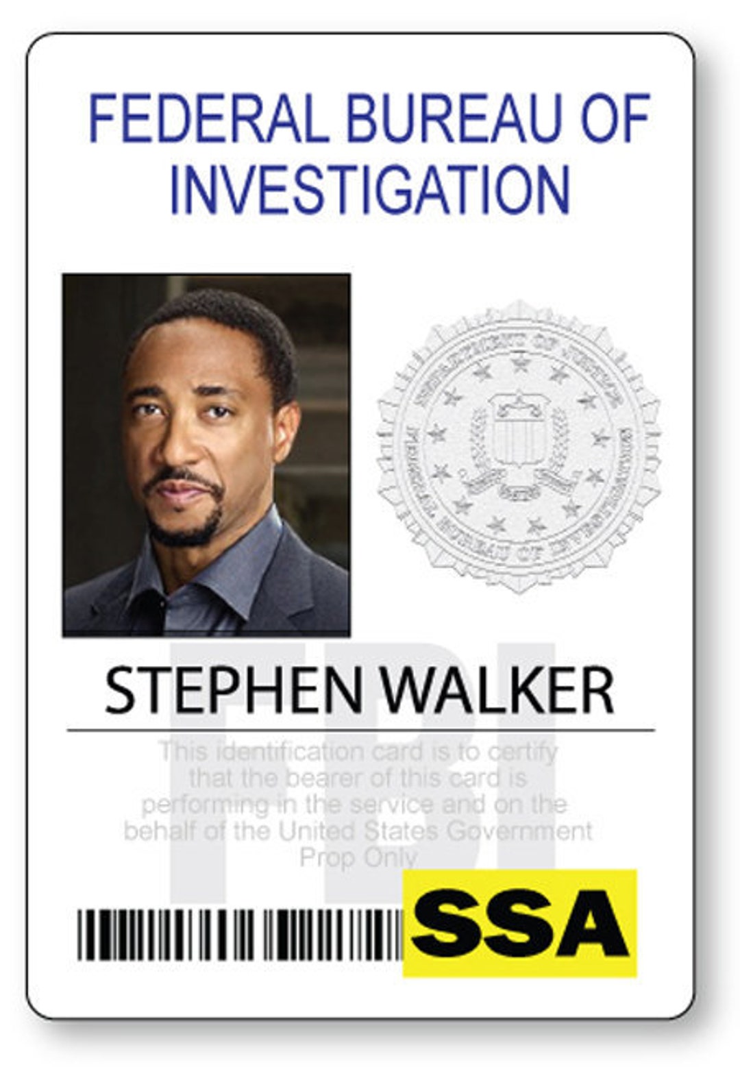 CRIMINAL MINDS STEPHEN Walker Halloween Costume or Cosplay Etsy