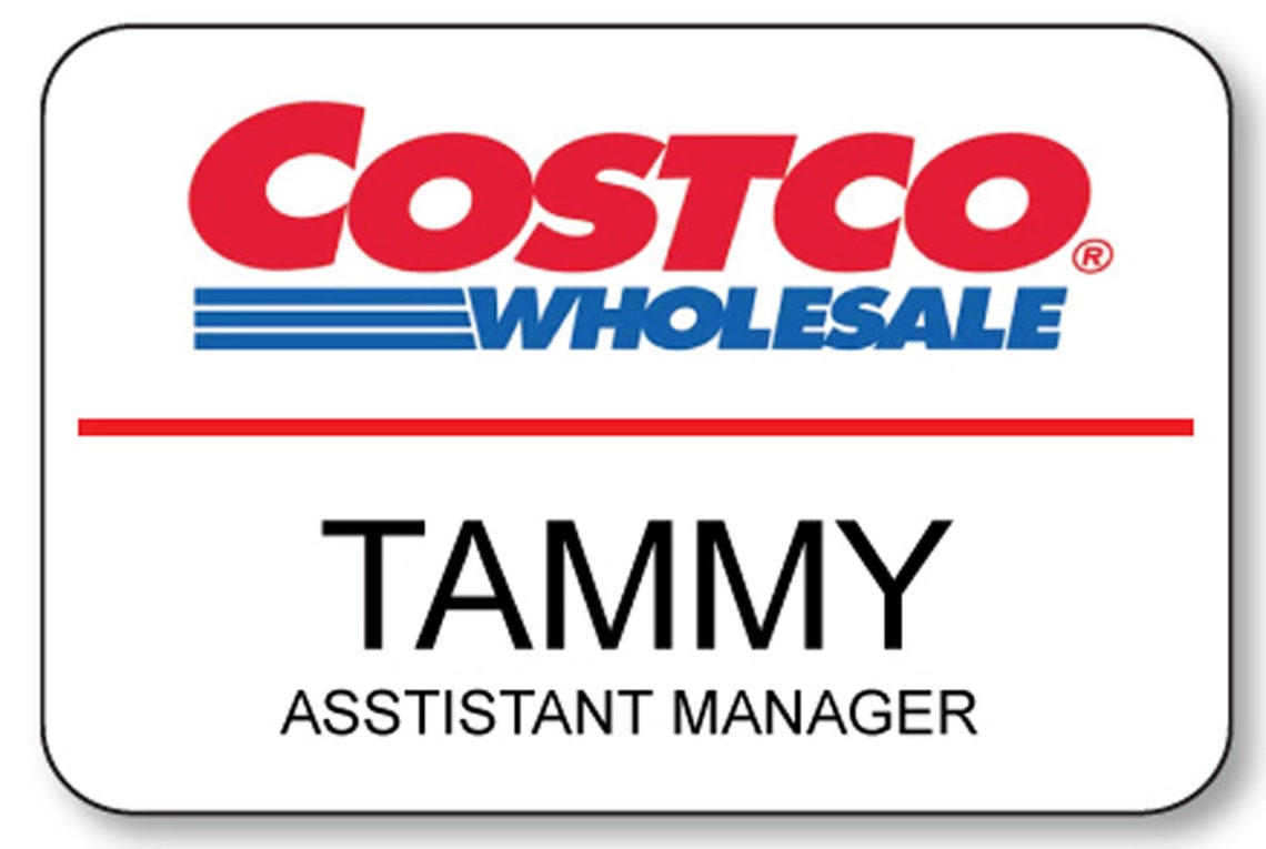 Costco Name Tag Template