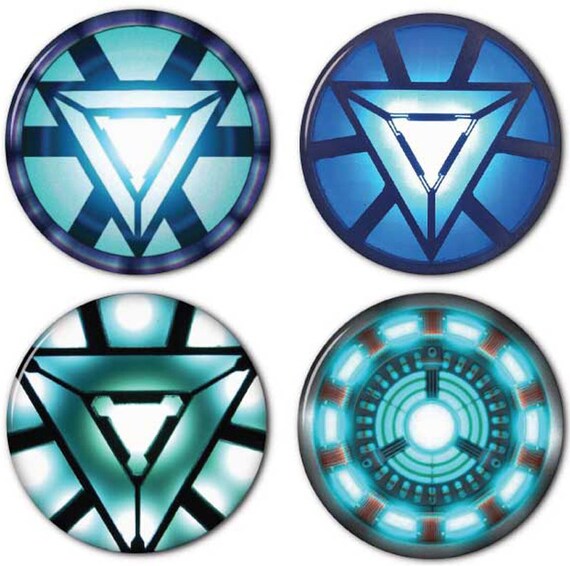 4 Piece Arc Reactor Tony Stark Iron Man Halloween Costume - Etsy Sweden