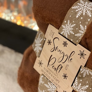 Le câlin est une vraie couverture Étiquette SVG Cadeau de clôture pour agent immobilier Cadeau de pendaison de crémaillère Cadeau de vacances Décoration d'intérieur Cadeau Cadeau pour enseignant