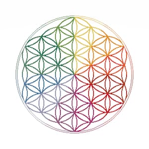 The Flower of Life. Sacred Geometry. Creation Symbol. Unity Symbol. Oneness Symbol. Perfection Symbol. Harmony Symbol. Healing Symbol.