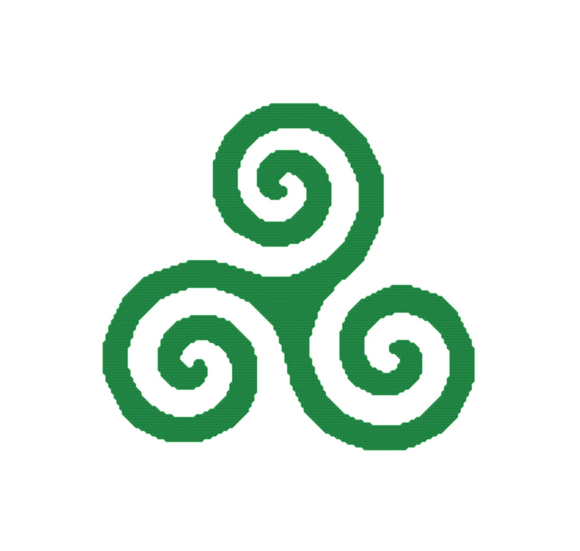 The Triskelion Ancient Celtic Symbol Symbol For Strength And Etsy