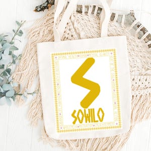 Sowilo Ancient Rune Cross Stitch Pattern – Success, Victory, Guidance – Instant PDF Download