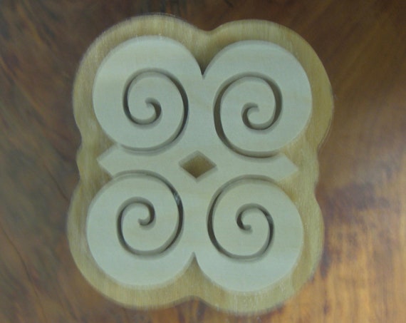 Dwenini MMen, Adinkra Handmade wooden Stamp