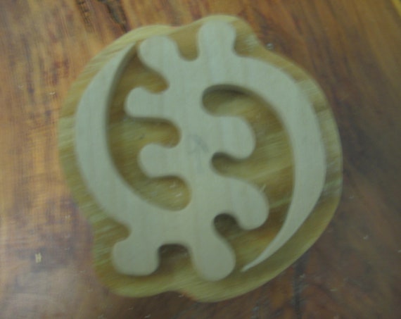 Gye-Nyame, Adinkra Hand Crafted Wooden Stamp