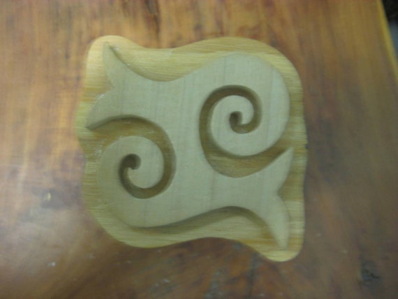 Gyawu Atiko, Adinkra Hand Crafted Wooden Stamp