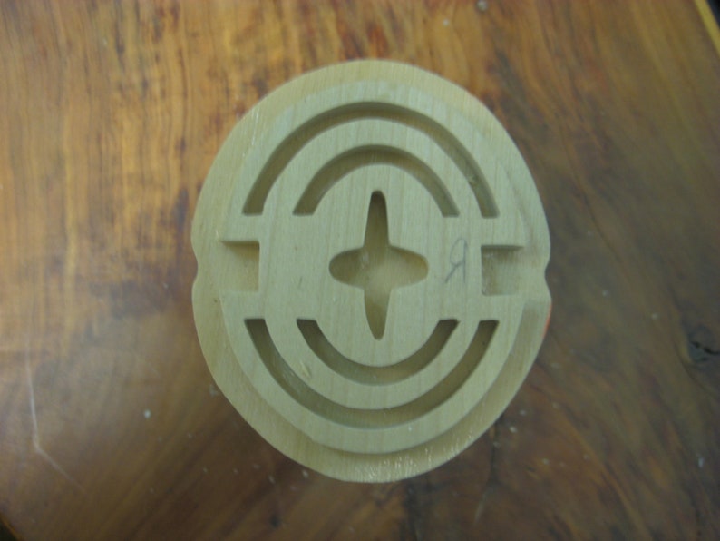 Mmara-Krado, Adinkra Handmade wooden Stamp image 1