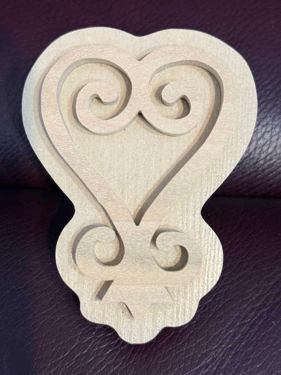 Sankɔfa Adinkra Hand Crafted Wooden  Stamp
