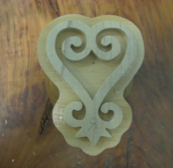 Sankɔfa Adinkra Hand Crafted Wooden  Stamp