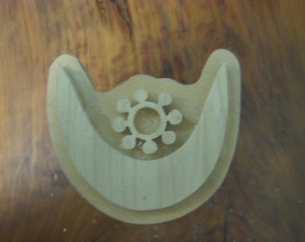 Osram Ne Nsoromma, Sello de madera hecho a mano Adinkra