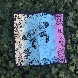 Rainbow Spiderweb Bandana