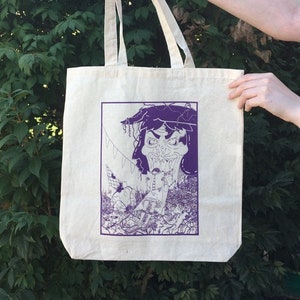 Purple Witch Totebag