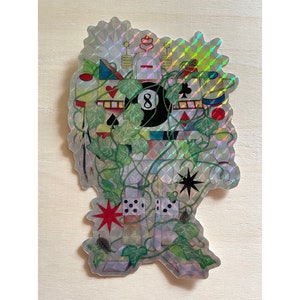 Big Shiny Prismatic Robot Sticker