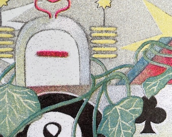 Risograph PRINT- Robot 8.5 X 11 inches