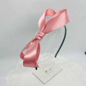 Pink Big Bow Headband, Pink Headband for Girls, Headband for Kids, Girls Hair Accessories, Big bow Headband, Dressy big bow for girl