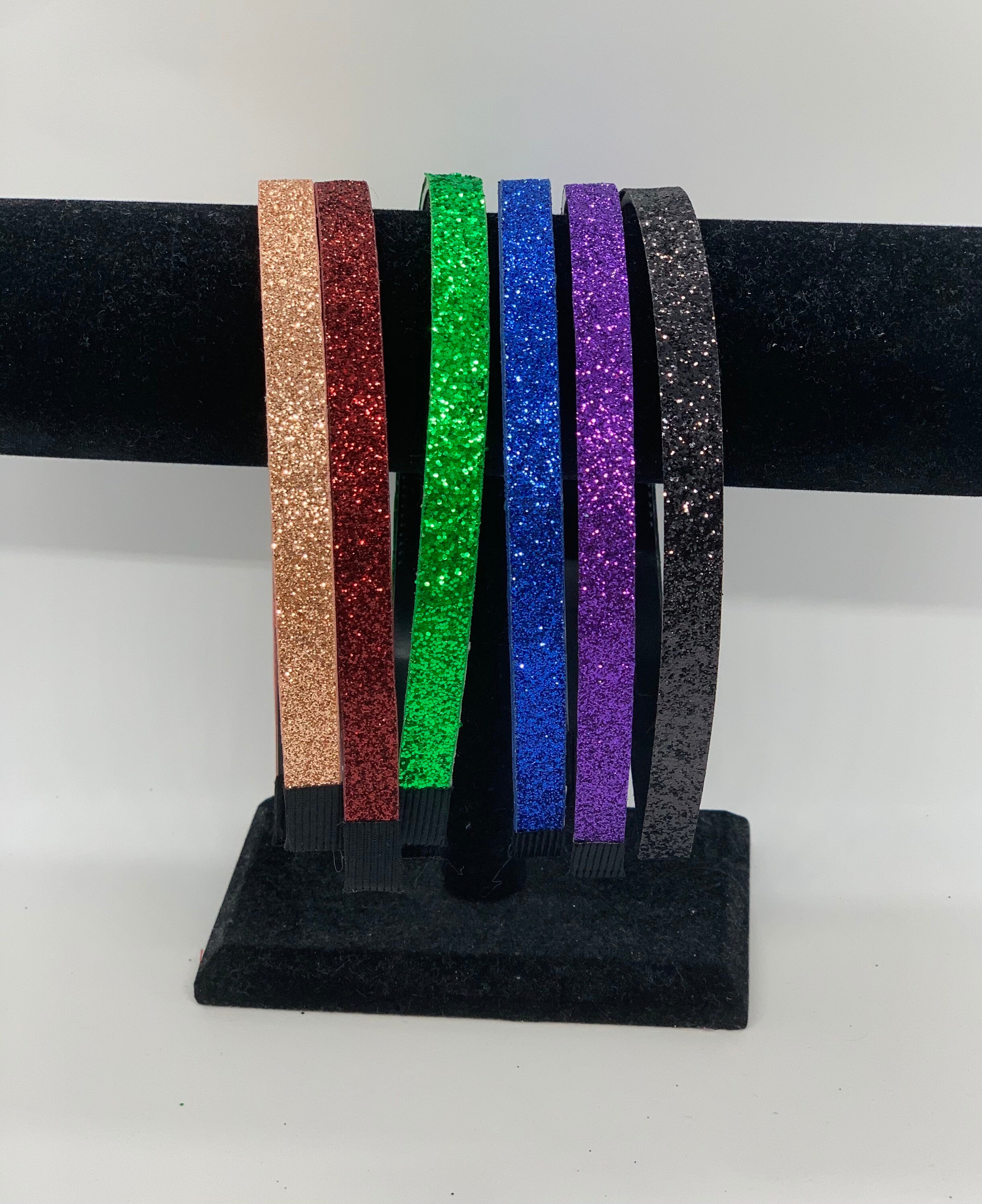 Glitter Plain Headbands Glitter Headband for Girls Glitter Etsy UK