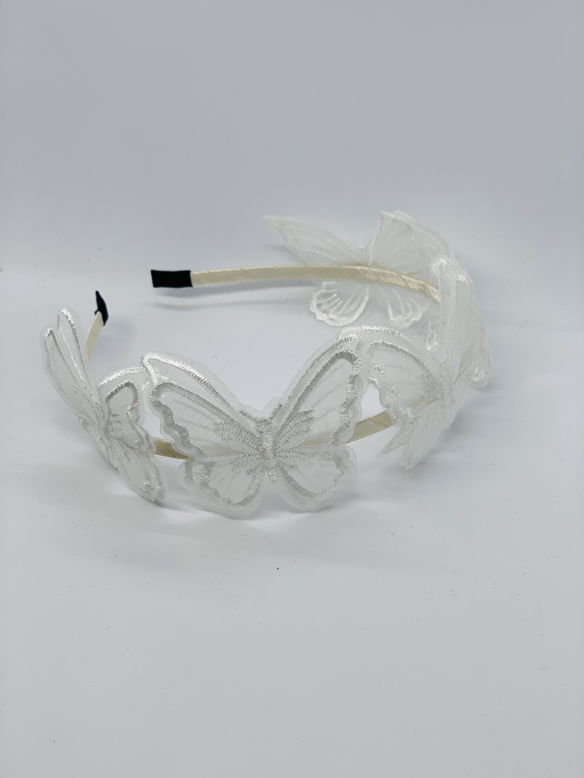 White Butterfly Headband for Girls Butterfly Headband White Etsy