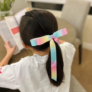 Kids hair bow, Pink Bow, Yellow Hair bow Clip, Blue bow, Green hair bow, Girls Hair Accessories